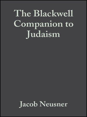 cover image of The Blackwell Companion to Judaism